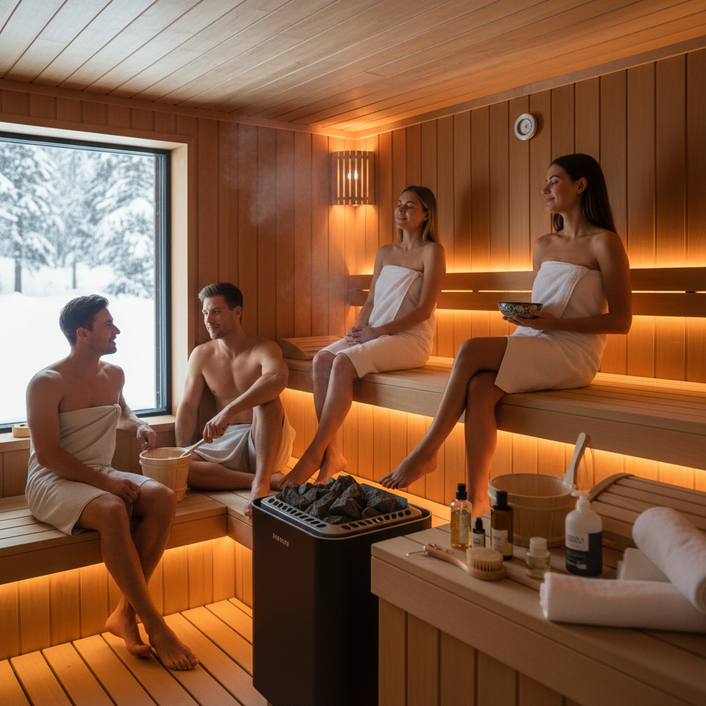 4-Personen-Sauna