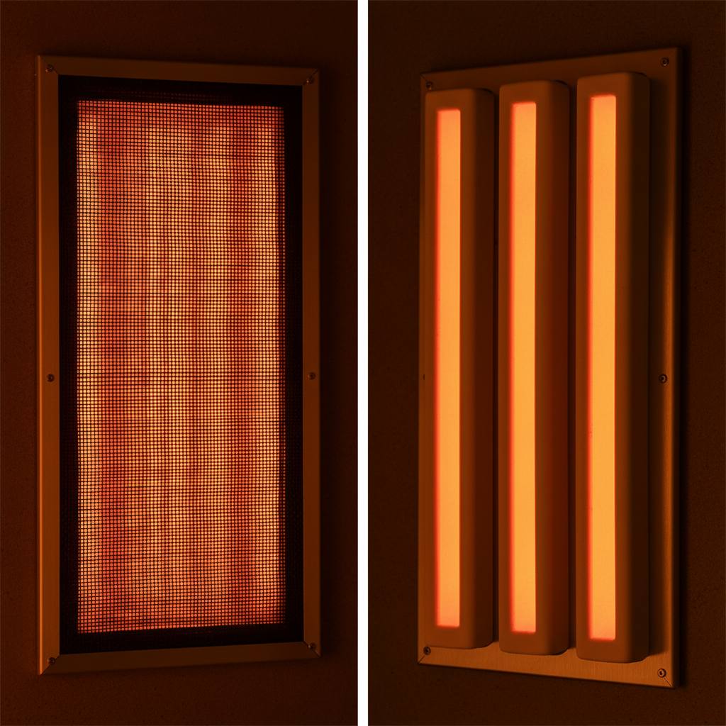 Infrarot Strahlertypen Vergleich Keramik Carbon Vollspektrum