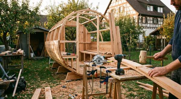 Fasssauna selber bauen 2026