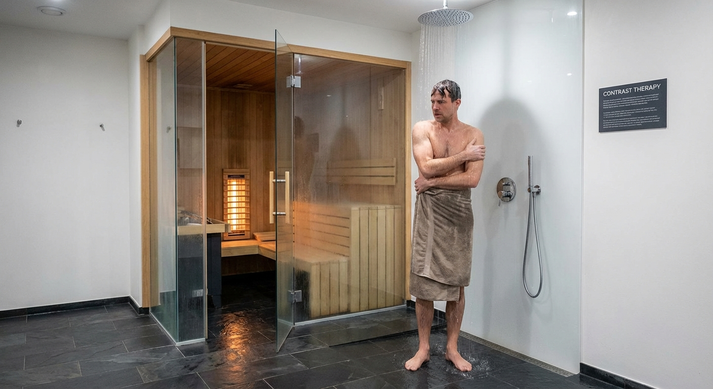 Duschen vor und nach dem Saunagang — Pflicht!