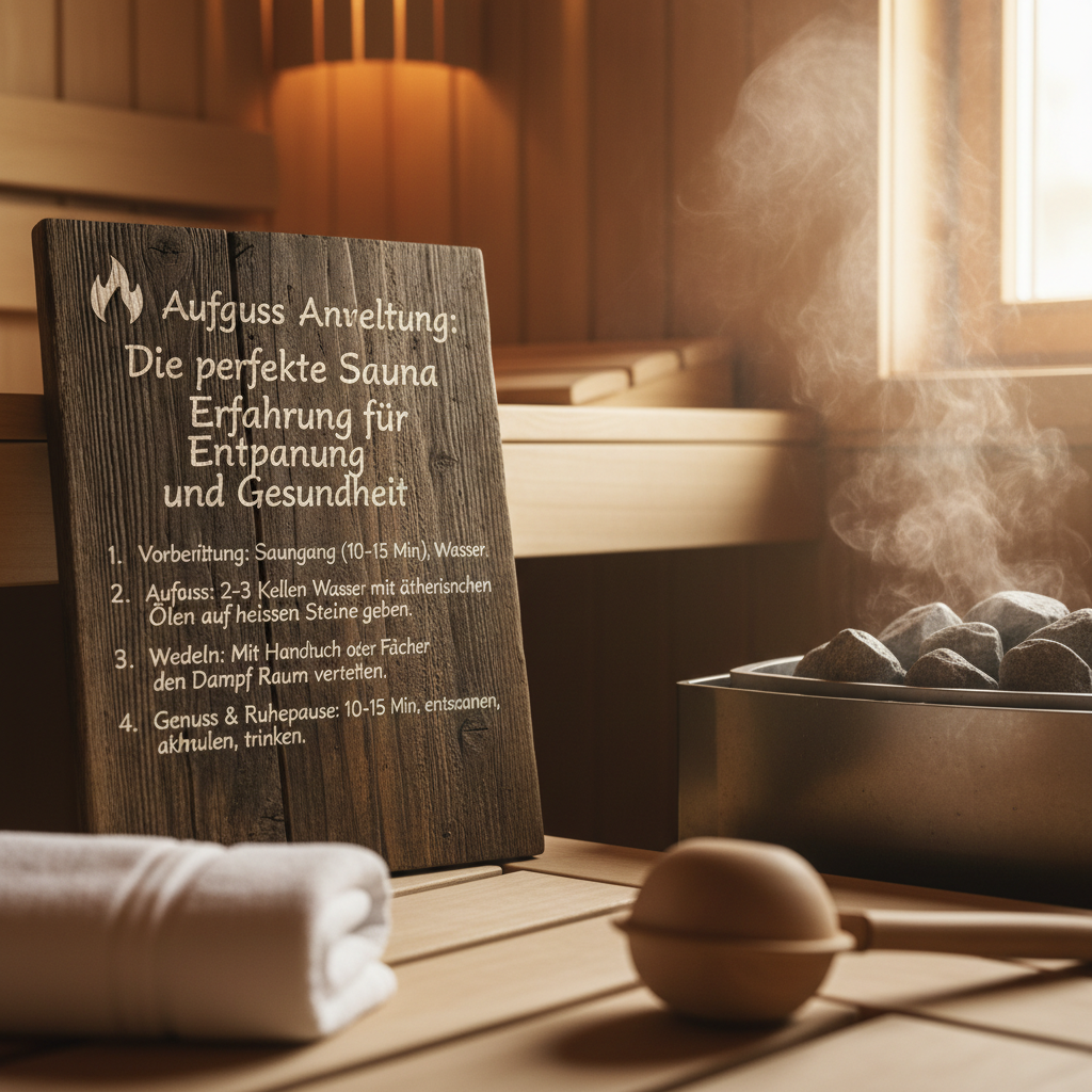 🔥 Aufguss Anleitung: Die perfekte Sauna Erfahrung für Entspannung und Gesundheit