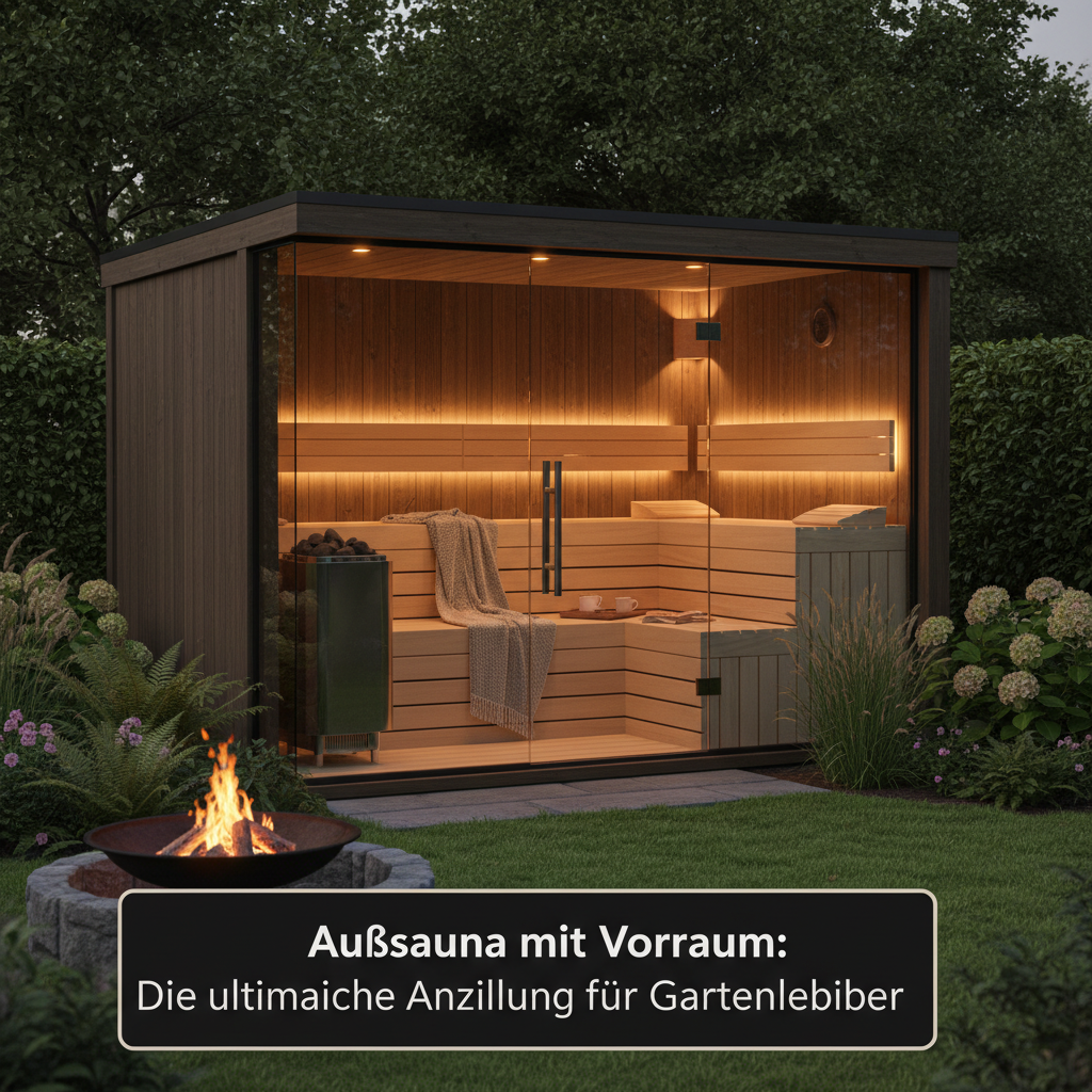 Außensauna mit Vorraum: 🔥 Das ultimative Erlebnis für Ihren Garten