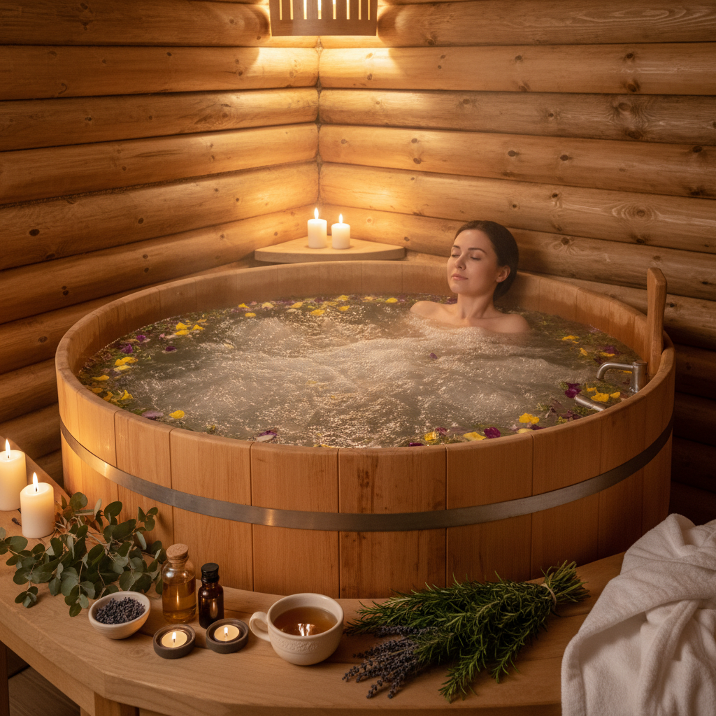 Bad im Holzfass 🌿: Die ultimative Entspannungserfahrung