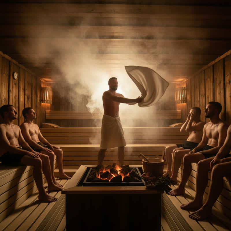 Klassischer Saunaaufguss – wie in der Schwimmhalle Allendeviertel Berlin