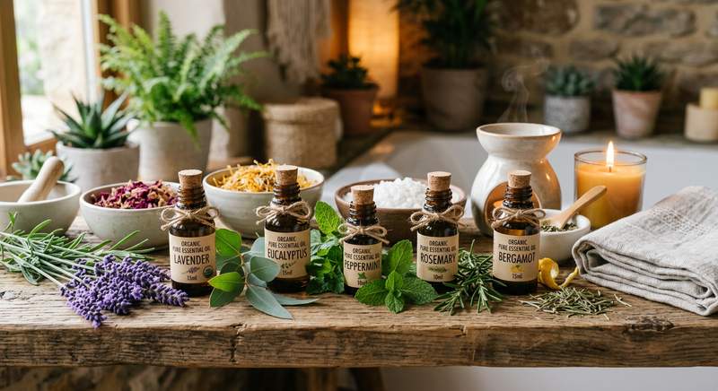 Verschiedene ätherische Öle für die Dampfbad Aromatherapie – Auswahl und Qualitätsunterschiede