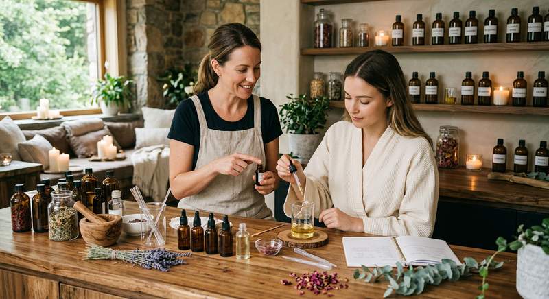 Dampfbad Aromatherapie Rezepte – Ätherische Öle mischen für Erkältung, Entspannung und Energie