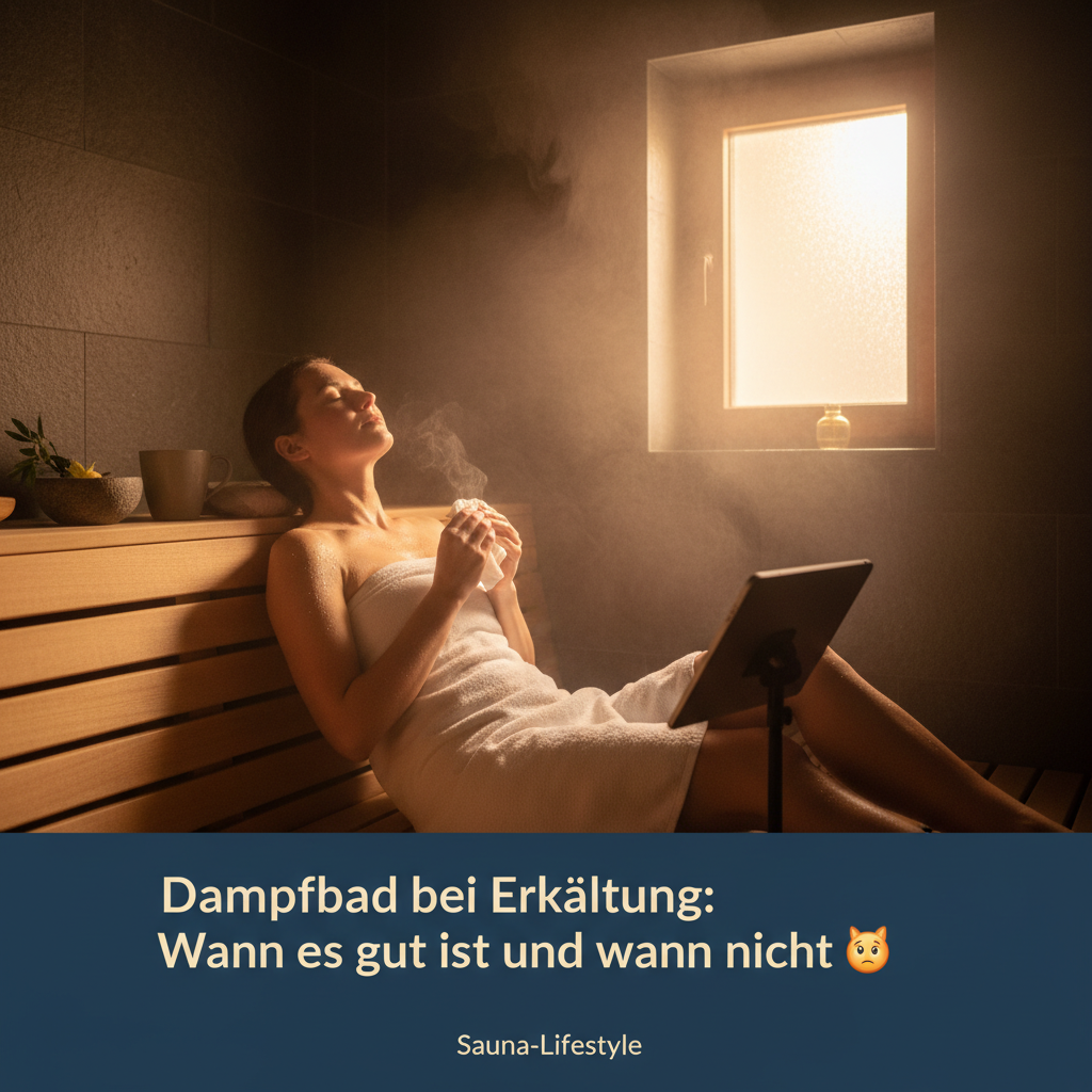 Dampfbad bei Erkältung: Wann es gut ist und wann nicht 🤒