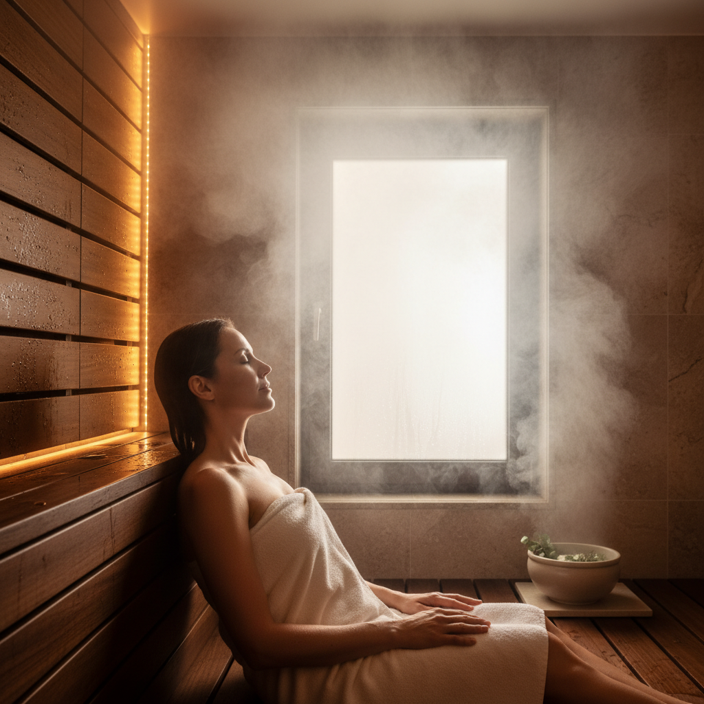 Dampfbad bei Bronchitis