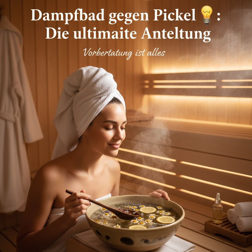 Dampfbad gegen Pickel: Die ultimative Lösung für strahlende Haut 🌿