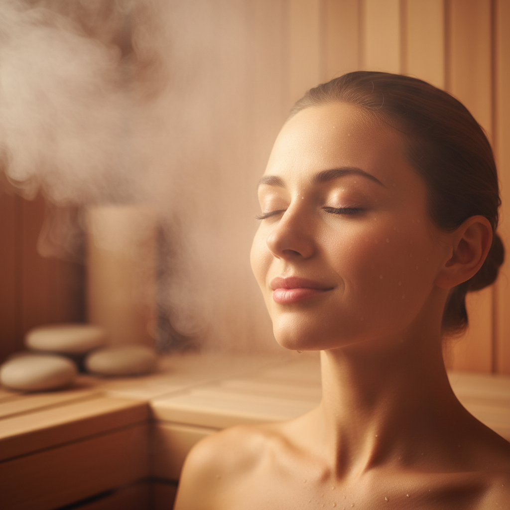 Dampfbad-Gesicht