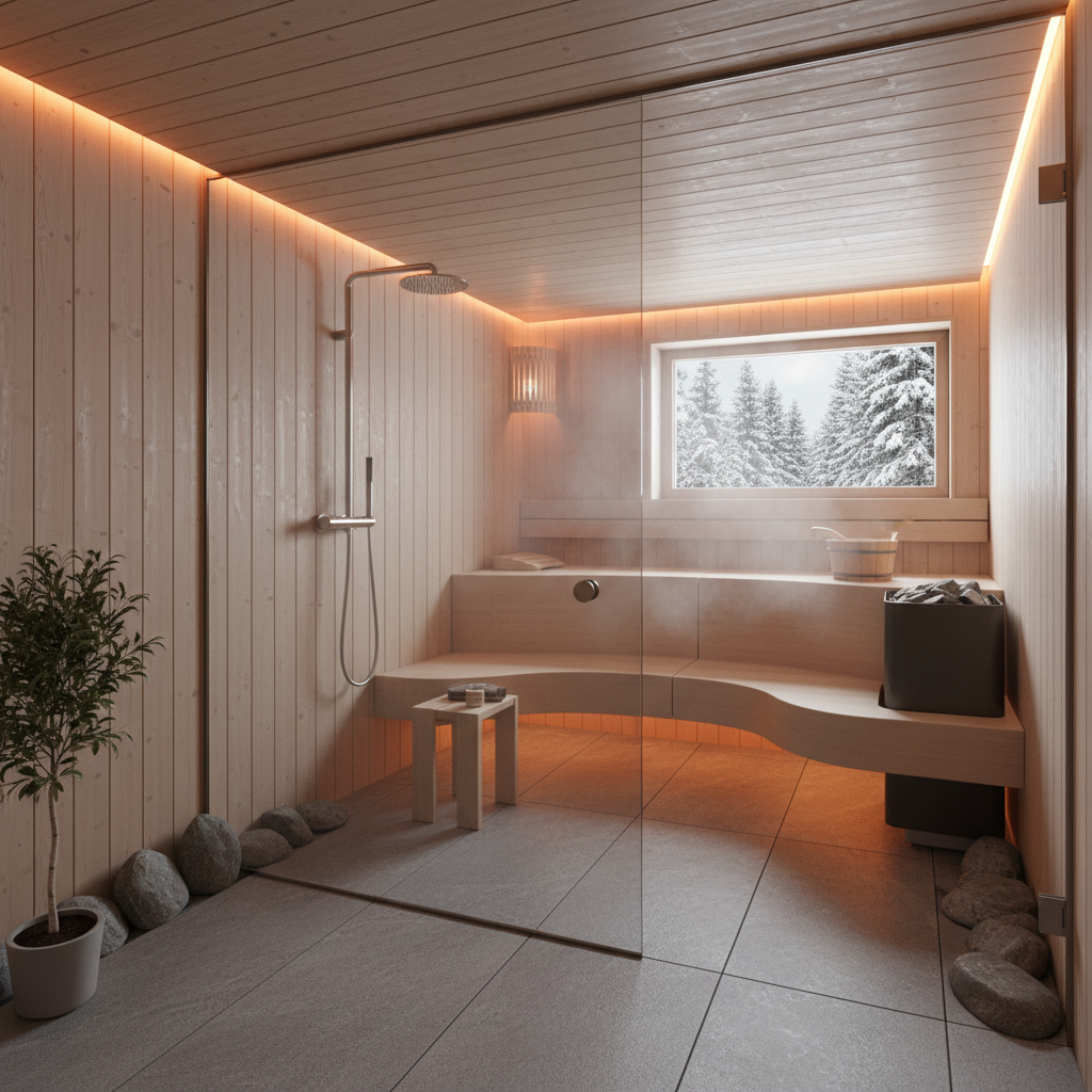 Dampfbad mit Dusche in modernem Badezimmer – Überblick über Kostenfaktoren bei Anschaffung und Installation