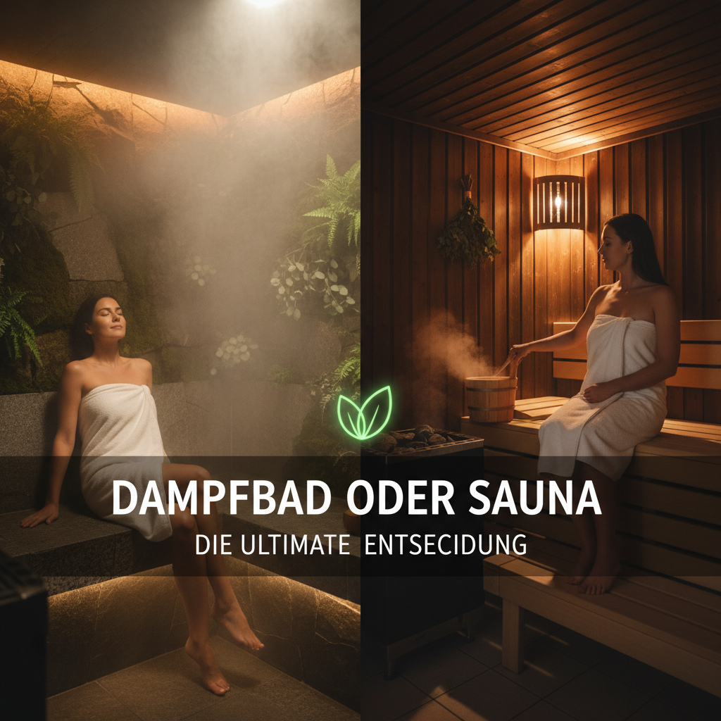 Dampfbad oder Sauna: Die ultimative Entscheidung 🌿