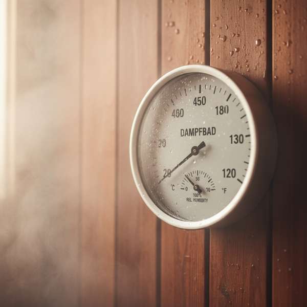 Dampfbad Temperatur — Optimal zwischen 40-50°C – Bild 2