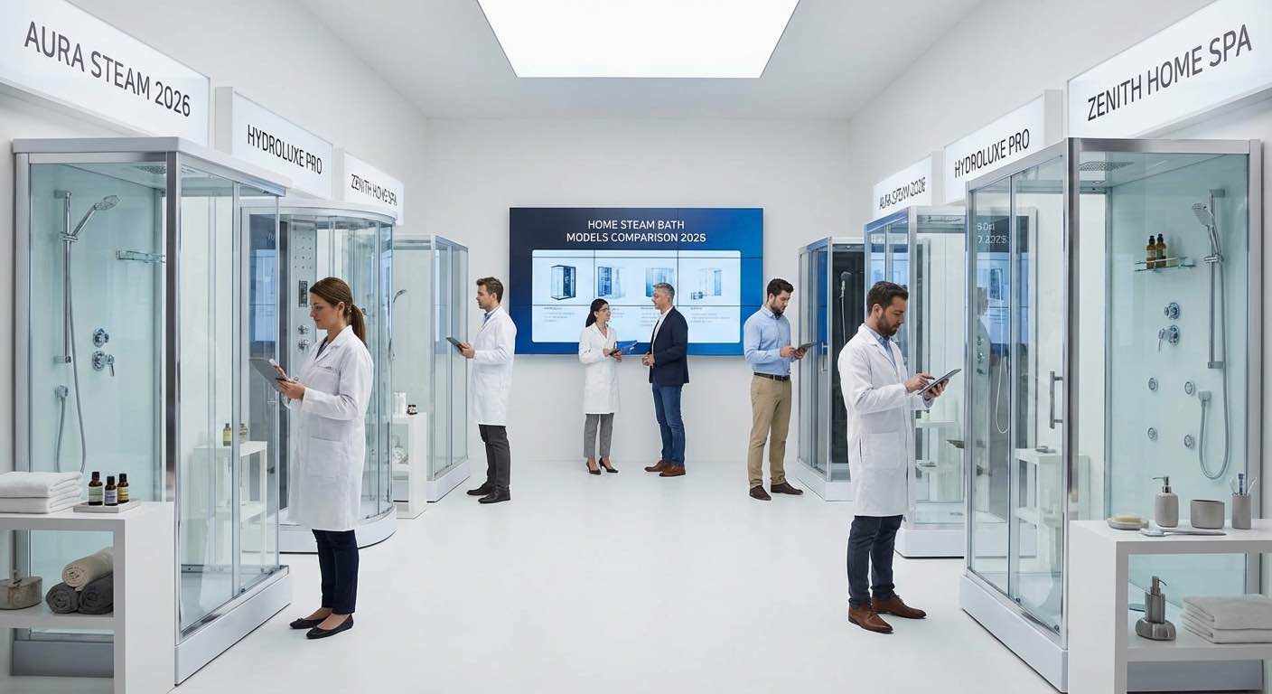 Dampfbad Test 2026 - Heimdampfbäder im Vergleich