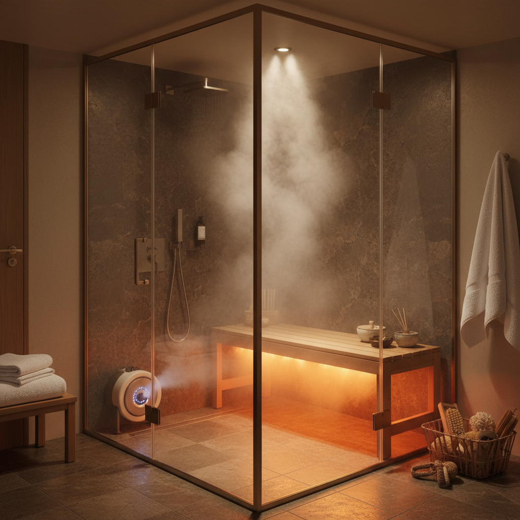Dampfdusche für Zuhause