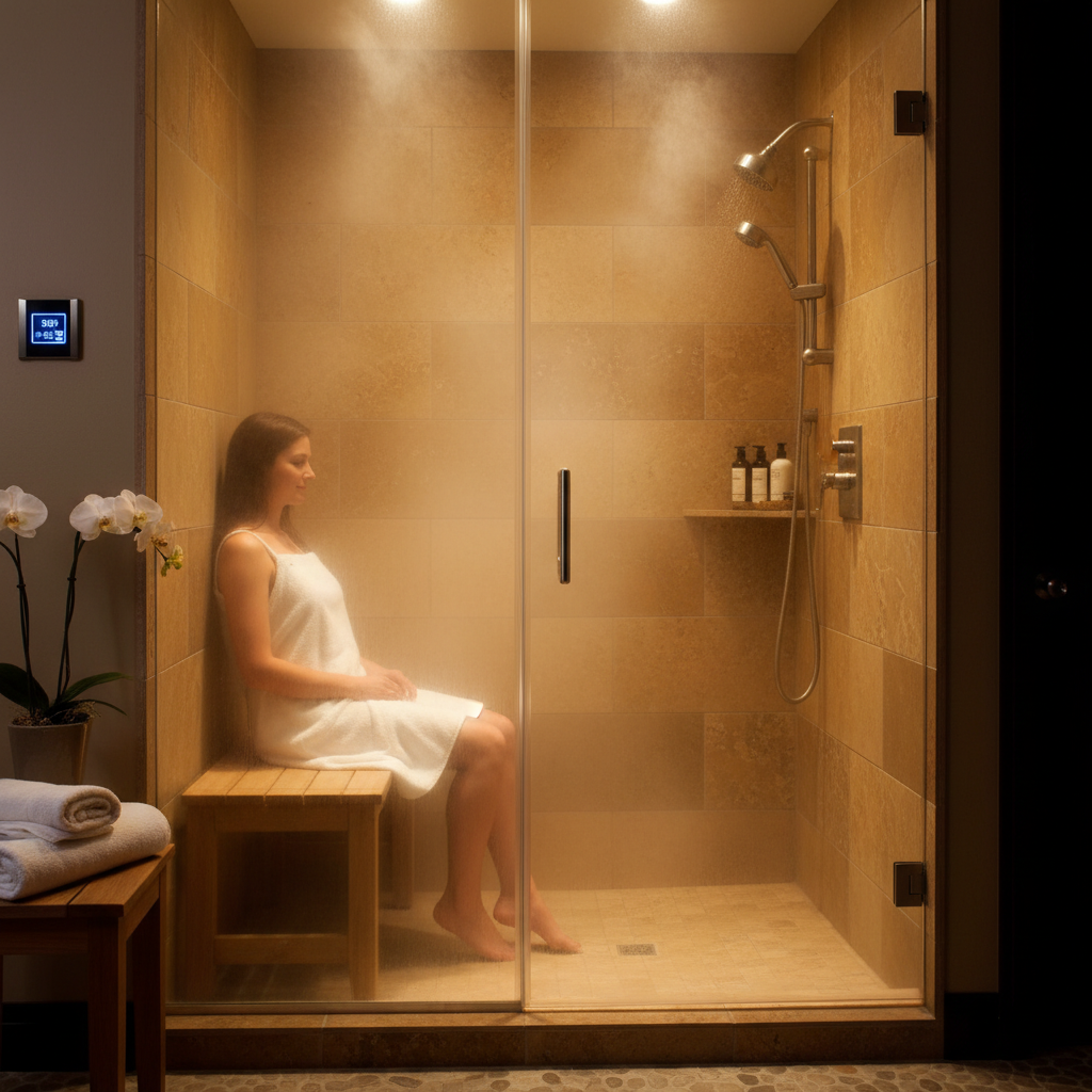 Dampfdusche für Zuhause