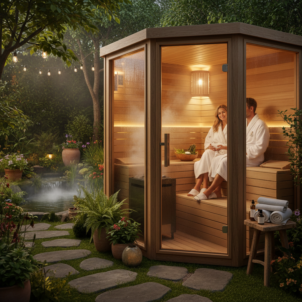 Dampfsauna für den Garten