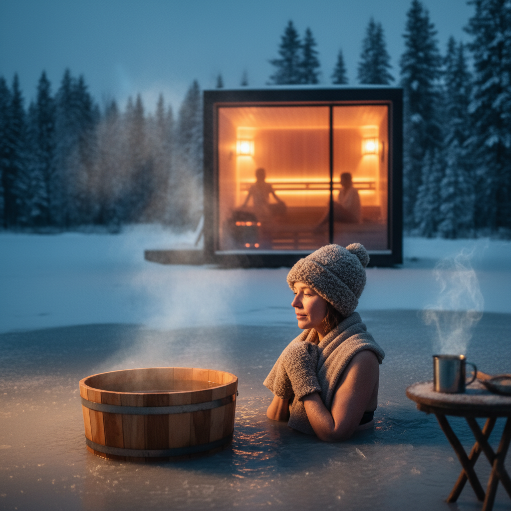 Eisbaden bei Erkältung