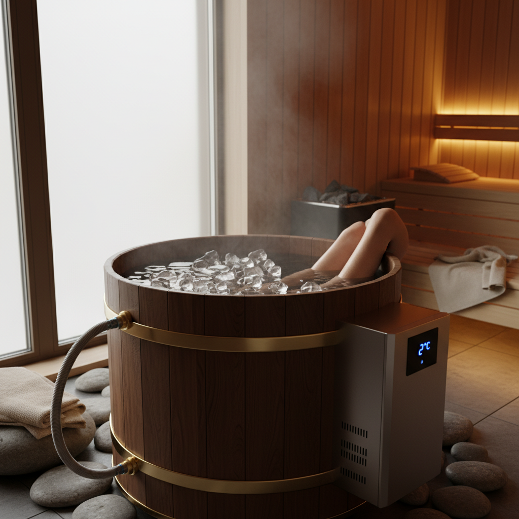 Eisfass mit elektrischem Kühlsystem