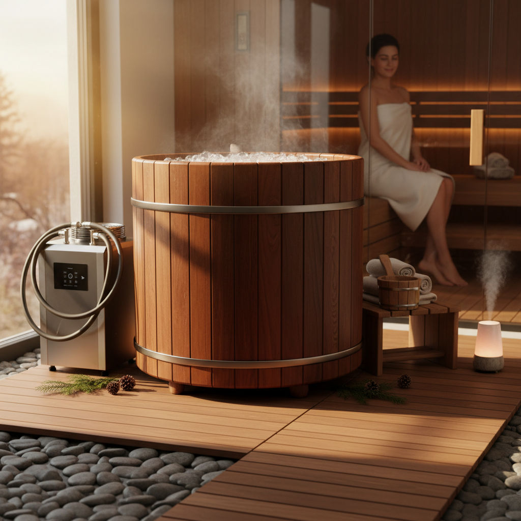 Eistonne mit Kühlsystem