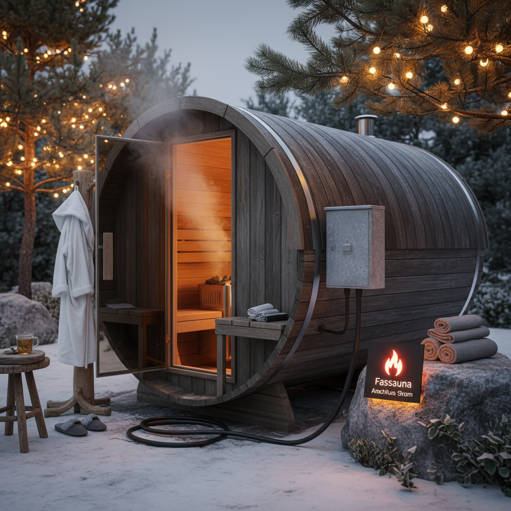 Fasssauna Anschluss Strom 🔥: Alles, was du wissen musst!