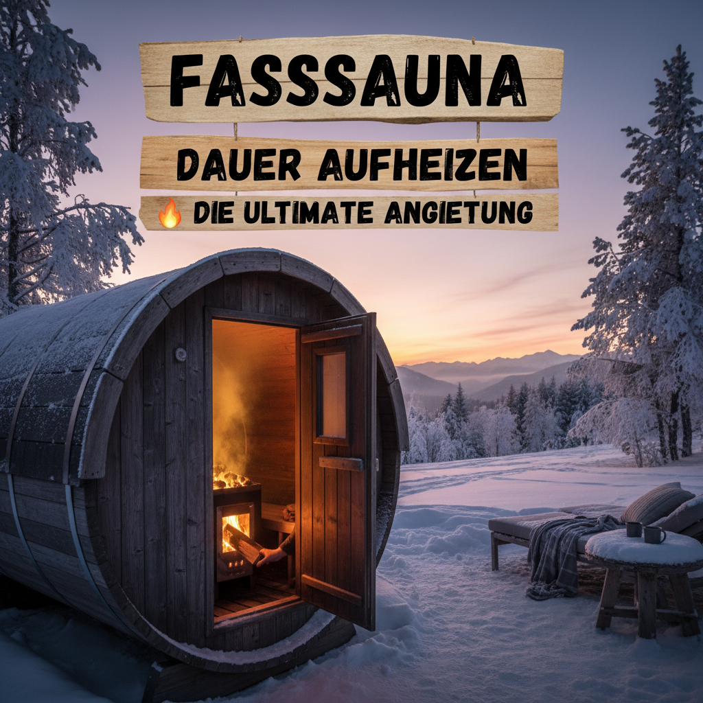 Fasssauna Dauer Aufheizen: 🔥 Die ultimative Anleitung