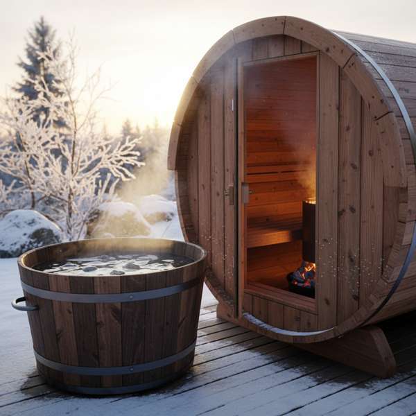 Eisbaden nach der Sauna — Tauchbecken, Eistonne & die Kunst der Kälte – Bild 2