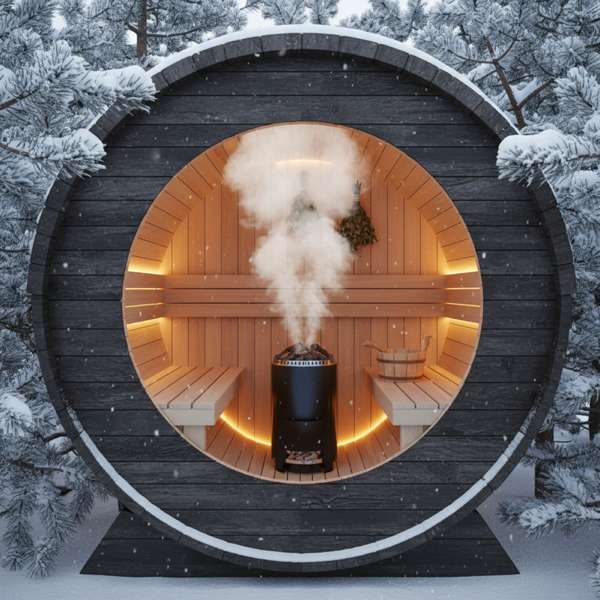 Erlenholz in der Fasssauna 2026 — Warme Optik, perfekter Komfort – Bild 3