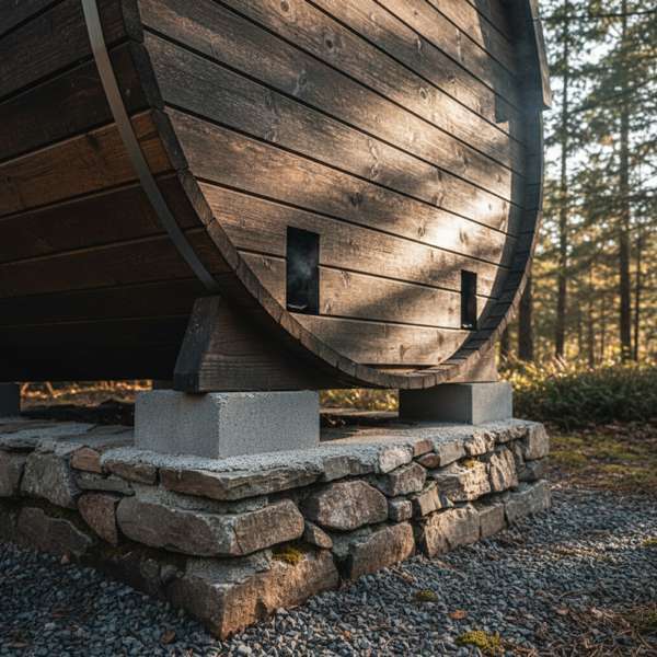 Fasssauna Fundament — 5 Varianten im Vergleich – Bild 2