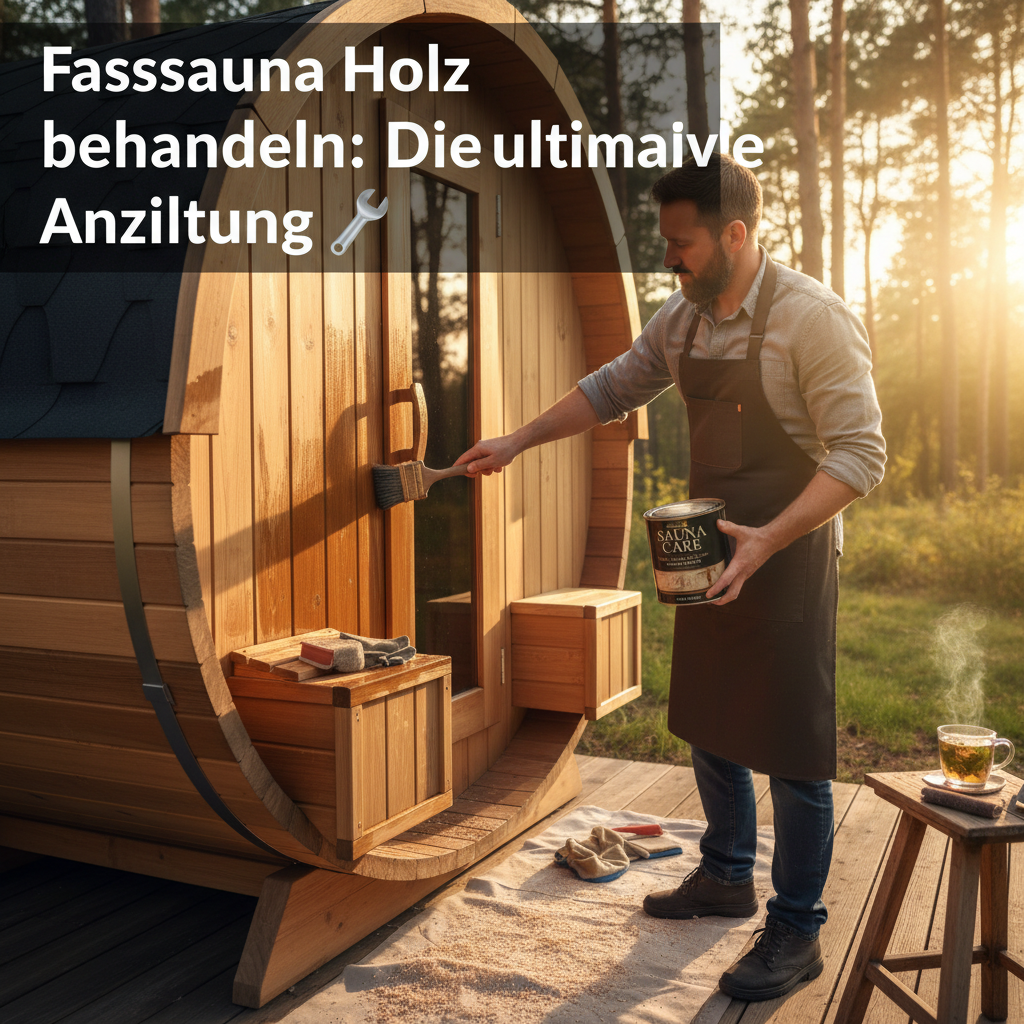 Fasssauna Holz behandeln: Die ultimative Anleitung 🛠️