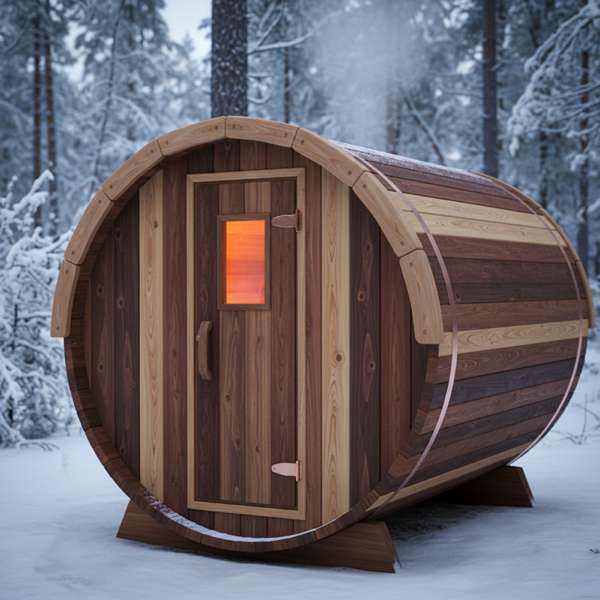 Fasssauna Holzarten — Thermoholz, Fichte, Zeder & Kiefer im Vergleich – Bild 2