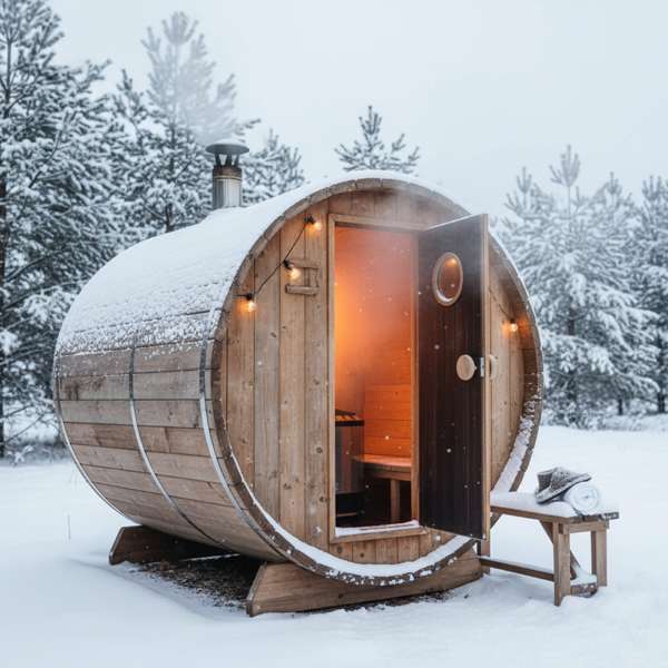 Fasssauna im Winter nutzen — Tipps, Aufheizzeit & Frostschutz – Bild 2