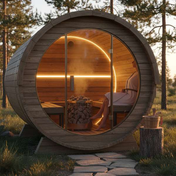 Fasssauna LED-Beleuchtung — Von gemütlich bis spektakulär – Bild 2