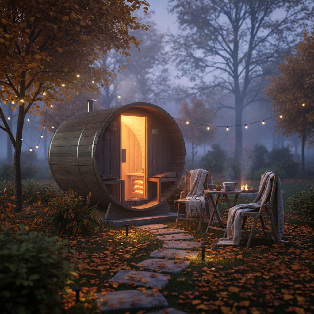 Elektroanschluss einer Fasssauna durch einen Elektriker