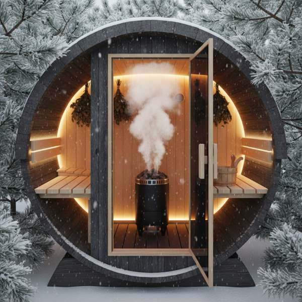 Fasssauna mit Terrasse — So planst du deine Garten-Wellness-Oase – Bild 3