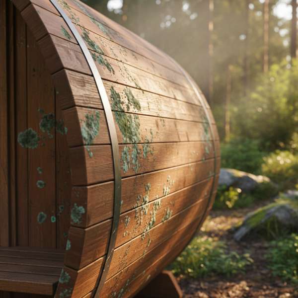 Fasssauna Schimmel — Ursachen, Vorbeugung & Entfernung – Bild 2