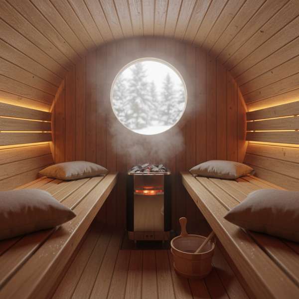 Fasssauna mit Solarstrom — Gratis saunieren mit PV-Anlage & Speicher – Bild 3