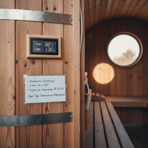 Fasssauna Stromkosten 2026 — Was kostet eine Fasssauna an Strom? – Bild 2