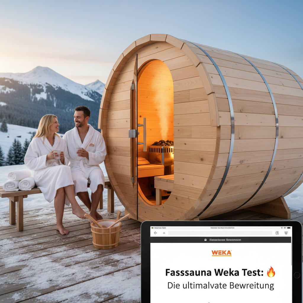 Fasssauna Weka Test 🌿 - Unser Erfahrungsbericht