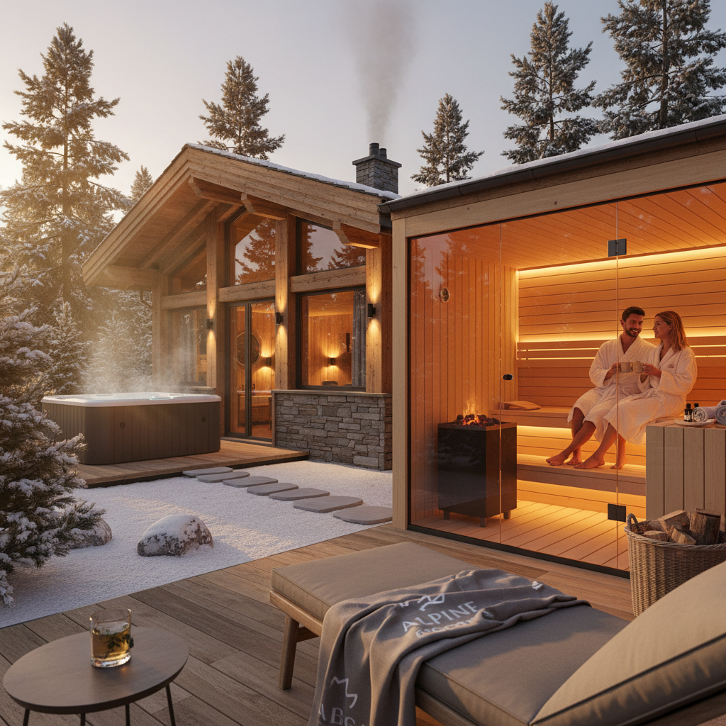 Ferienhaus mit Sauna