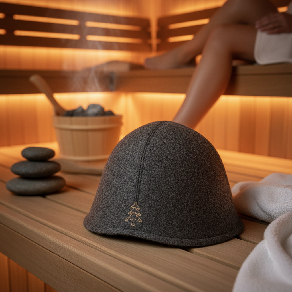 Filzhut für die Sauna