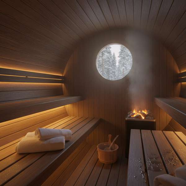 Finnwerk Fasssauna Test 2026 — Premium-Qualität aus Thermoholz – Bild 3