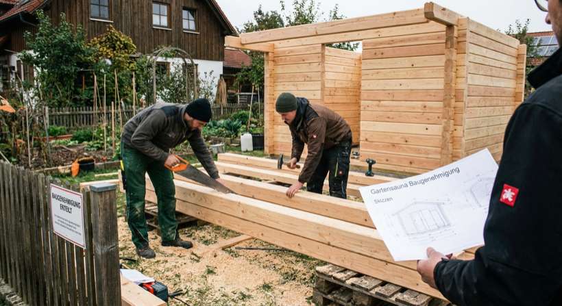 Gartensauna im Winter – Erfahrungen bei Schnee und Kälte