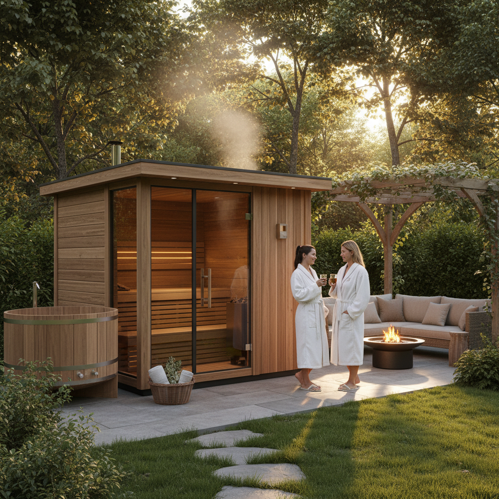 Gartensauna Komplettset