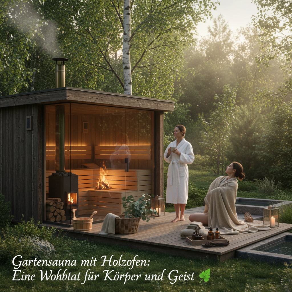Gartensauna mit Holzofen: 🔥 Die perfekte Kombination aus Entspannung und Natur