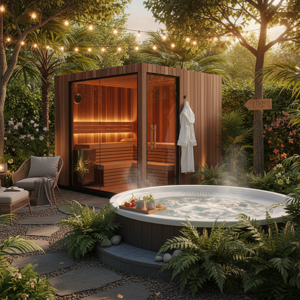 Gartensauna mit Whirlpool: Die ultimative Entspannungserfahrung 🌿