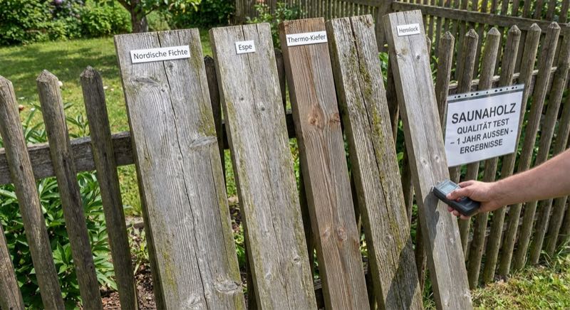 Gartensauna nach einem Jahr: Holz und Qualität im Langzeittest