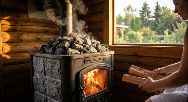 Saunaofen Vergleich: Elektro-Ofen und Holzofen für Gartensauna