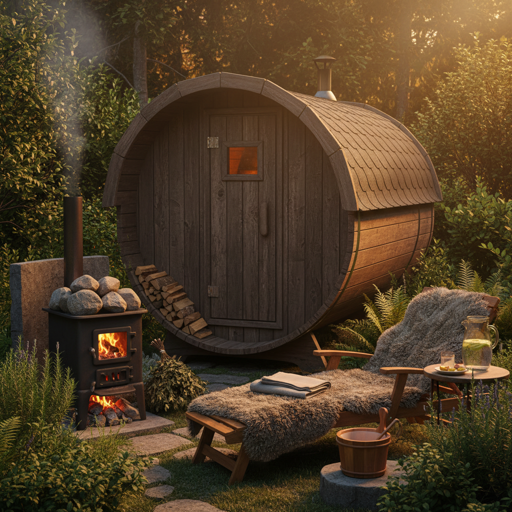 Holzofen Sauna Garten: 🔥 Ein authentisches Saunaerlebnis