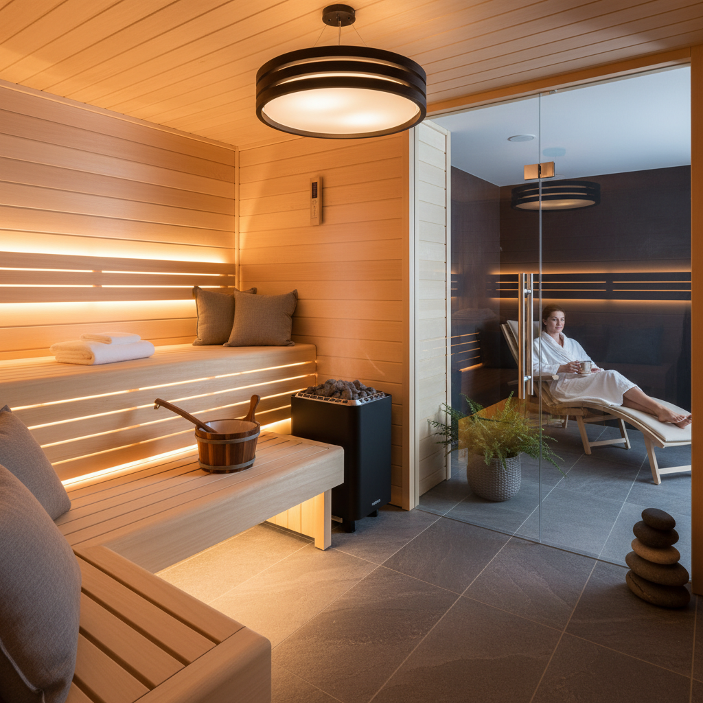 Indoor-Sauna für 2 Personen